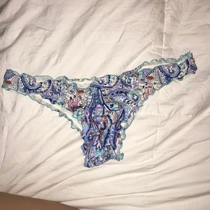 victoria’s Secret patterned bathing suit bottoms